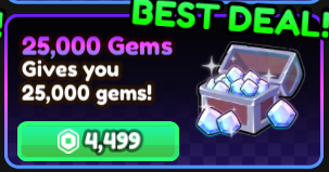 25000 Gems