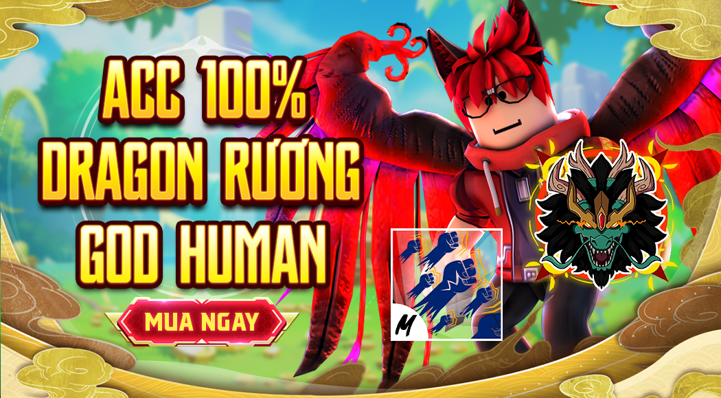 Acc 100% Có Dragon Rương + Godhuman