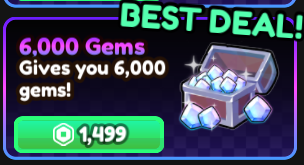 6000 Gems