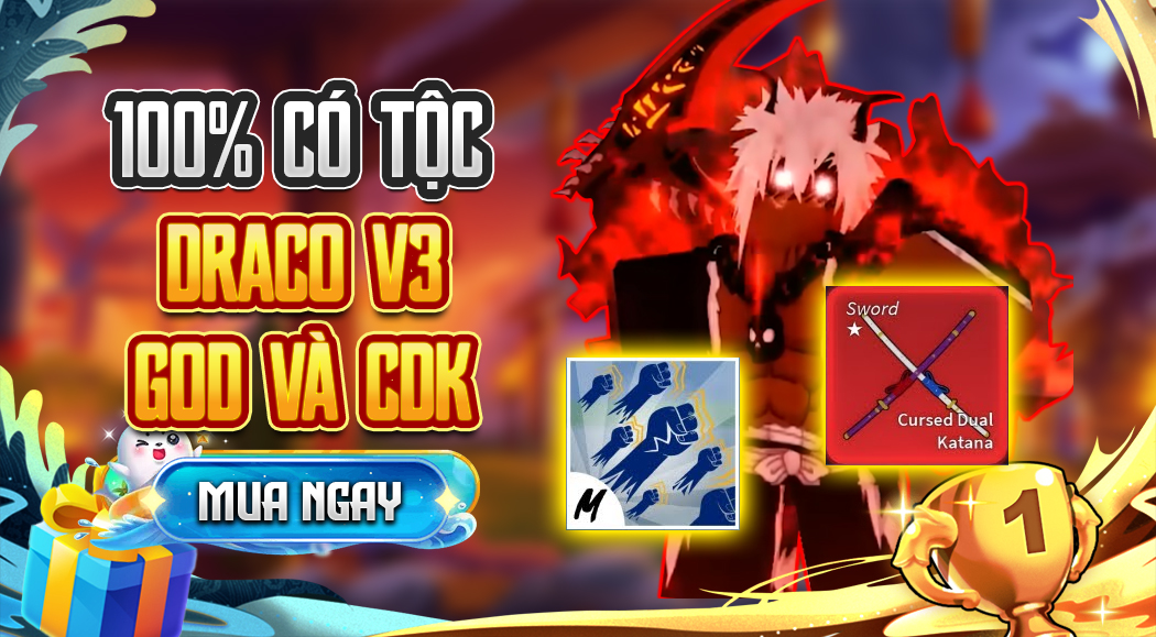 Acc 100% Có Tộc Draco V3 + God human và CDK