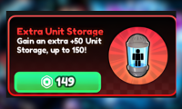 Extra Unit Storage
